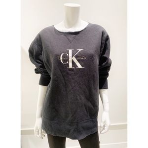CK Jeans vintage oversized black sweater